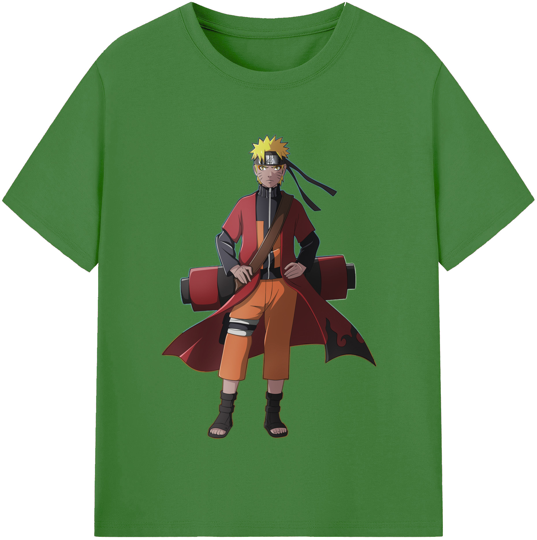 （画像用） NARUTO -ナルト- うずまき ナルト Uzumaki Naruto レディースカジュアルプリントTシャツ（綿100％）
